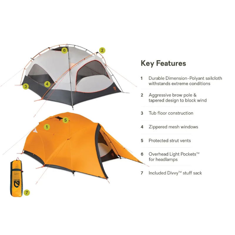 Nemo Kunai 3 Person Tent