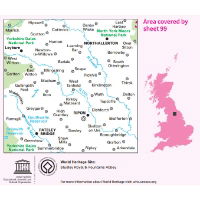 OS Landranger 99 Northallerton & Ripon coverage