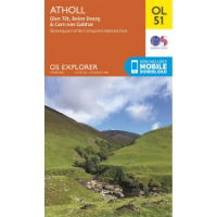 OS OL/Explorer 51 Paper - Atholl 1:25,000