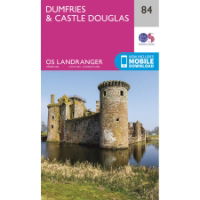 OS Landranger 84 Paper - Dumfries & Castle Douglas 1:50,000