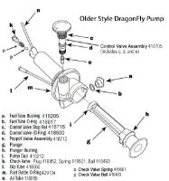 MSR Old DragonFly Fuel Pump diagram