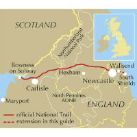 Walking Hadrian's Wall Path + 1:25,000 Map Booklet