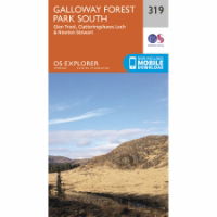 OS Explorer 319 Paper - Galloway Forest Park South 1:25,000