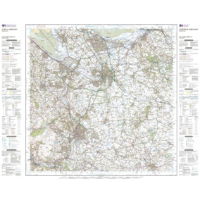 OS Landranger 117 Paper - Chester & Wrexham sheet