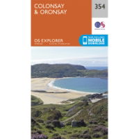 OS Explorer 354 Paper - Colonsay & Oransay 1:25,000