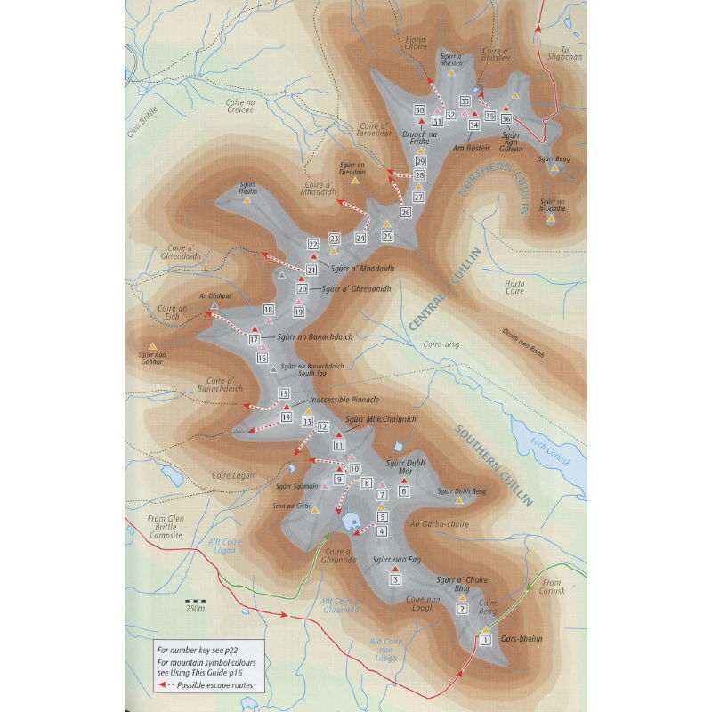 Cuillin Ridge Topo-Guide coverage