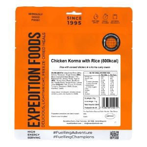 Expedition Foods Chicken Korma with Rice (Gluten Free, 800kcal)\\t\\t\\t\\t\\t