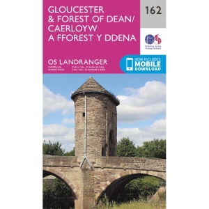 OS Landranger 162 Paper - Gloucester & Forest of Dean 1:50,000