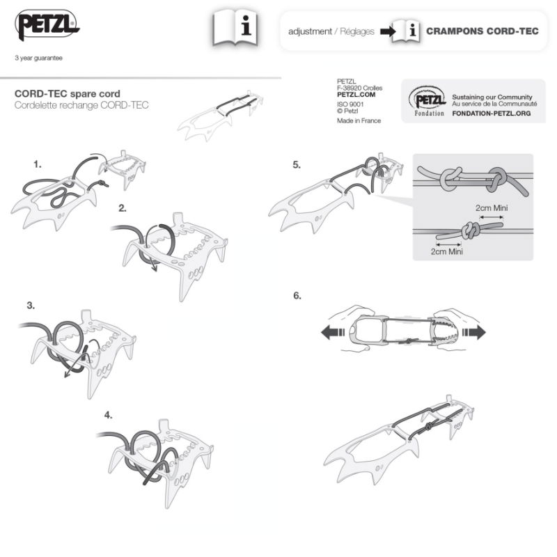 Petzl Cord-Tec (pair)