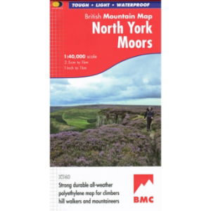 BMC Waterproof Mountain Map - North York Moors 1:40,000