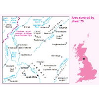 OS Landranger 79 Hawick & Eskdale coverage