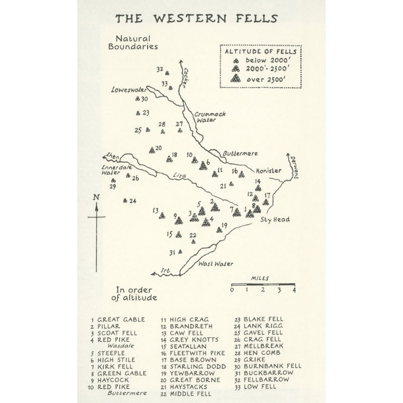 Wainwright - Book 7: The Western Fells coverage