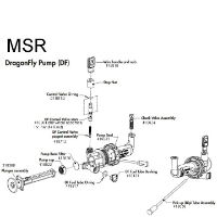 MSR Duraseal DragonFly Fuel Pump diagram