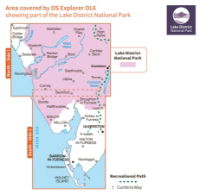 OS OL6 The English Lakes South-Western Area coverage