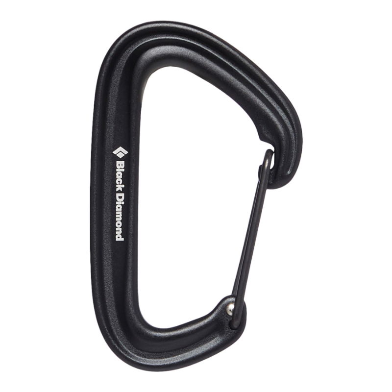 Black Diamond Lightwire Karabiner Black