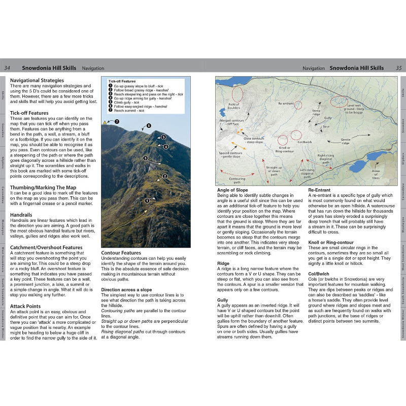 Snowdonia: Mountain Walks and Scrambles pages