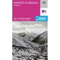 OS Landranger 79 Paper - Hawick & Eskdale 1:50,000