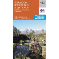 OS Explorer 433 Paper - Torridon - Beinn Eighe & Liathach 1:25,000