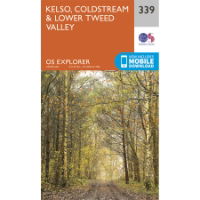 OS Explorer 339 Paper - Kelso, Coldstream & Lower Tweed Valley