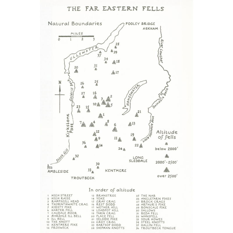 Wainwright - Book 2: The Far Eastern Fells coverage