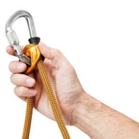 Petzl Dual Connect Adjust in use