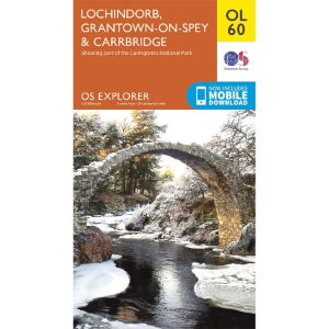 OS OL/Explorer 60 Paper - Lochindorb, Grantown-on-Spey & Carrbridge 1:25,000