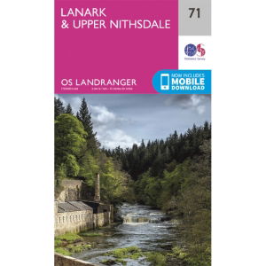 OS Landranger 71 Paper - Lanark & Upper Nithsdale 1:50,000