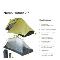 Nemo Hornet OSMO Ultralight Backpacking 2 Person Tent